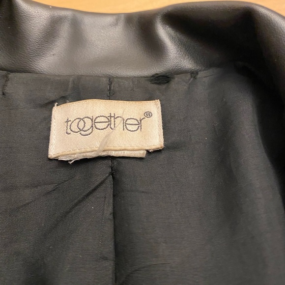 Together leather black jacket - Picture 2 of 3